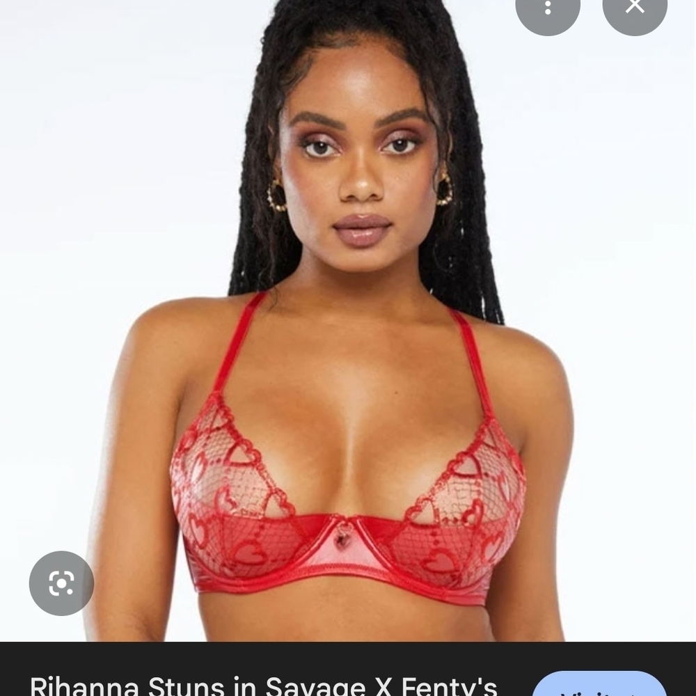 Savage X Fenty Scarlet Lace Bra